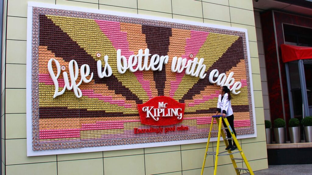 giant cake billboards