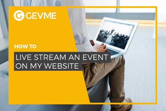 Find tips on how to stream your event online on your website