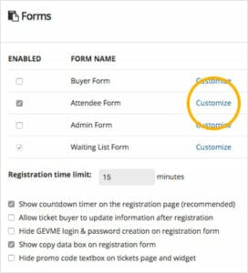 how to manage attendees online with Gevme