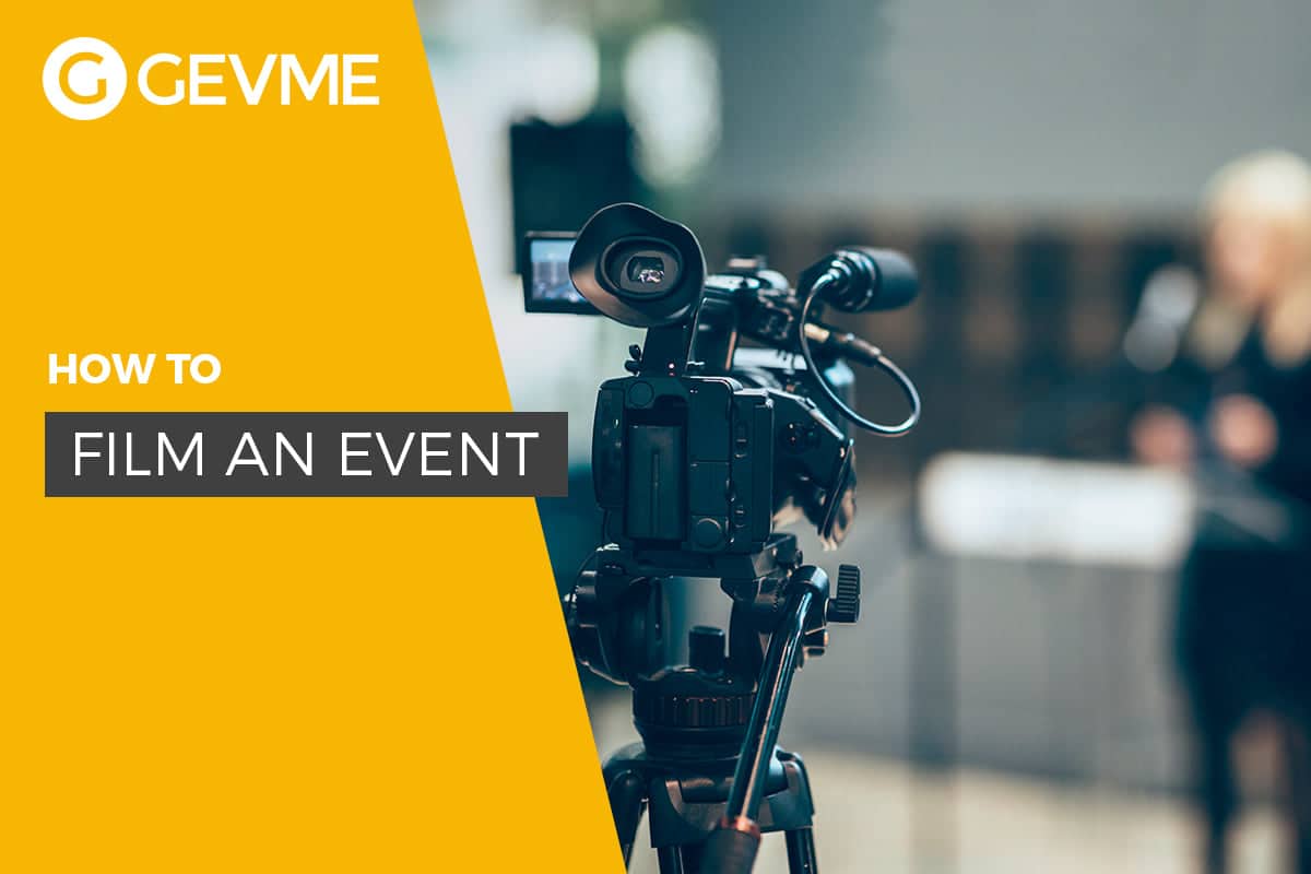 Film your event professionally