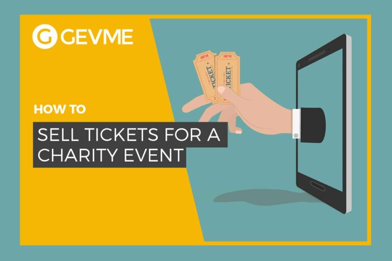 How to sell tickets for charity events