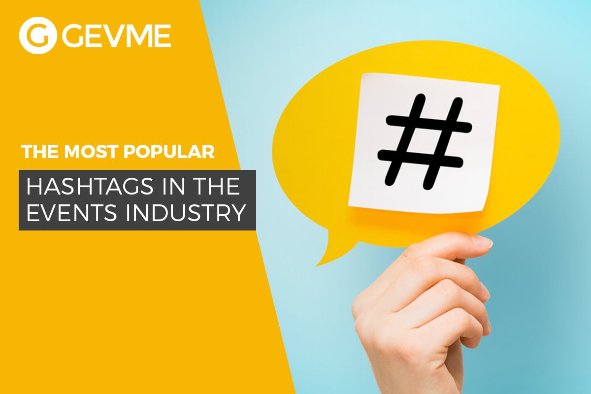 Use hashtags for search to get your event audience
