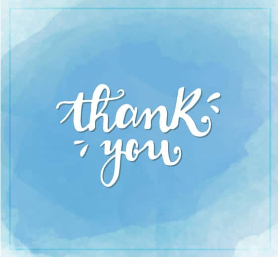 Create thank you page