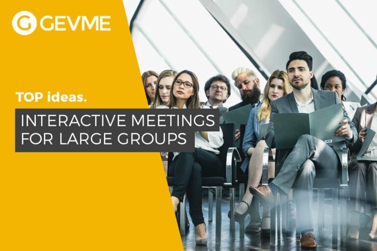 Interactive Meeting Ideas for Large Groups