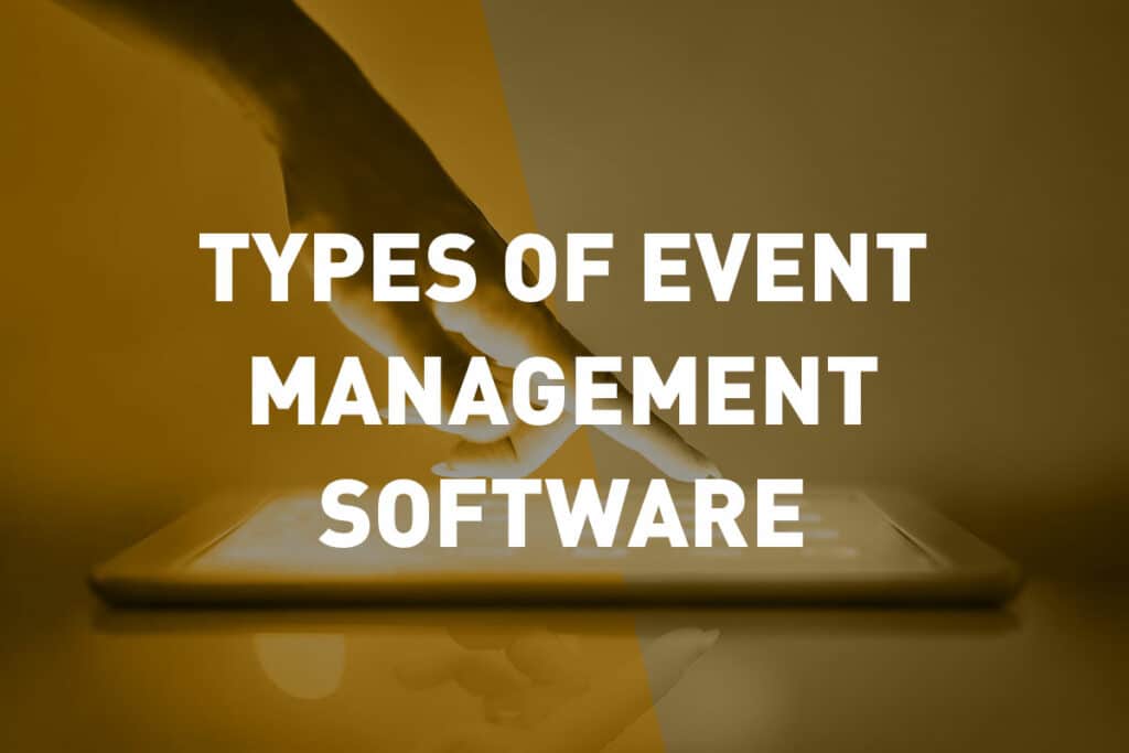 Types of Event Planning Software