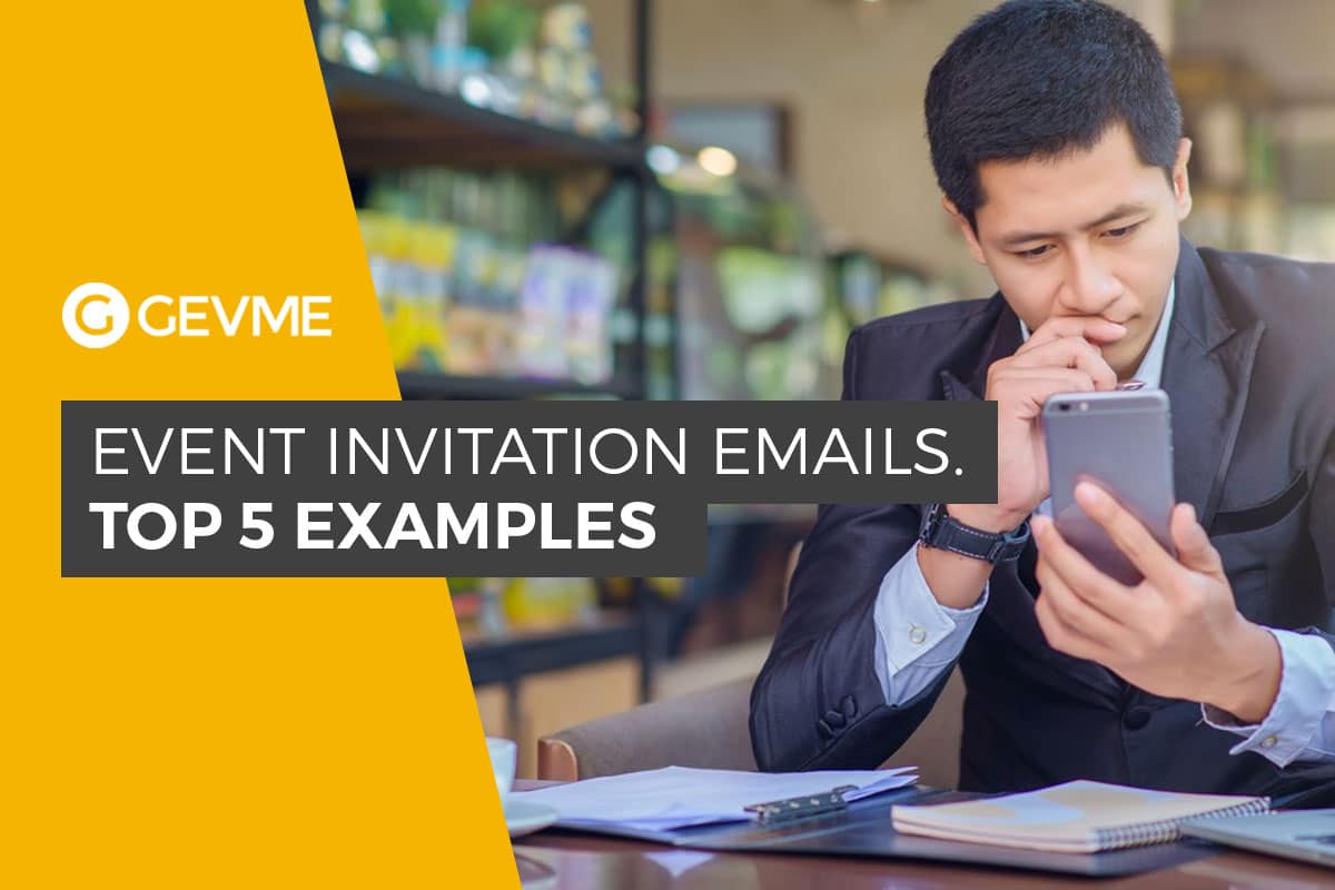 5 Best Event Invitation Email Examples