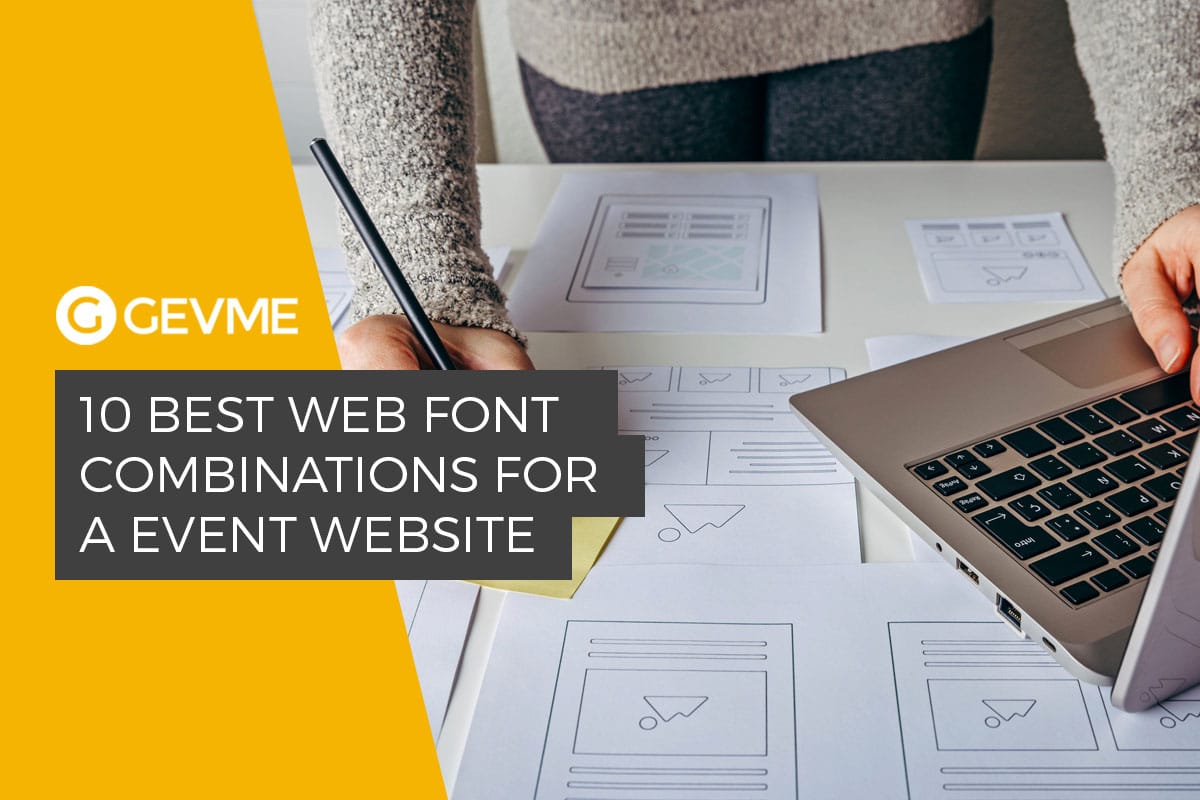 10 Best Web Font Combinations for Event Website