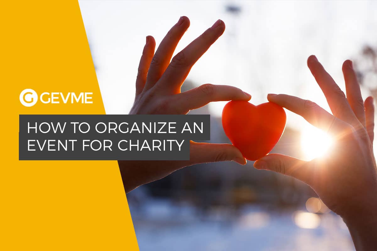 how to organise an event for charity