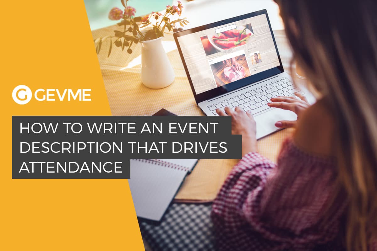 how to write an event description