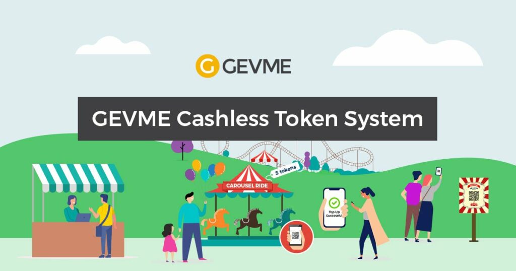 How the Gevme cashless token system works