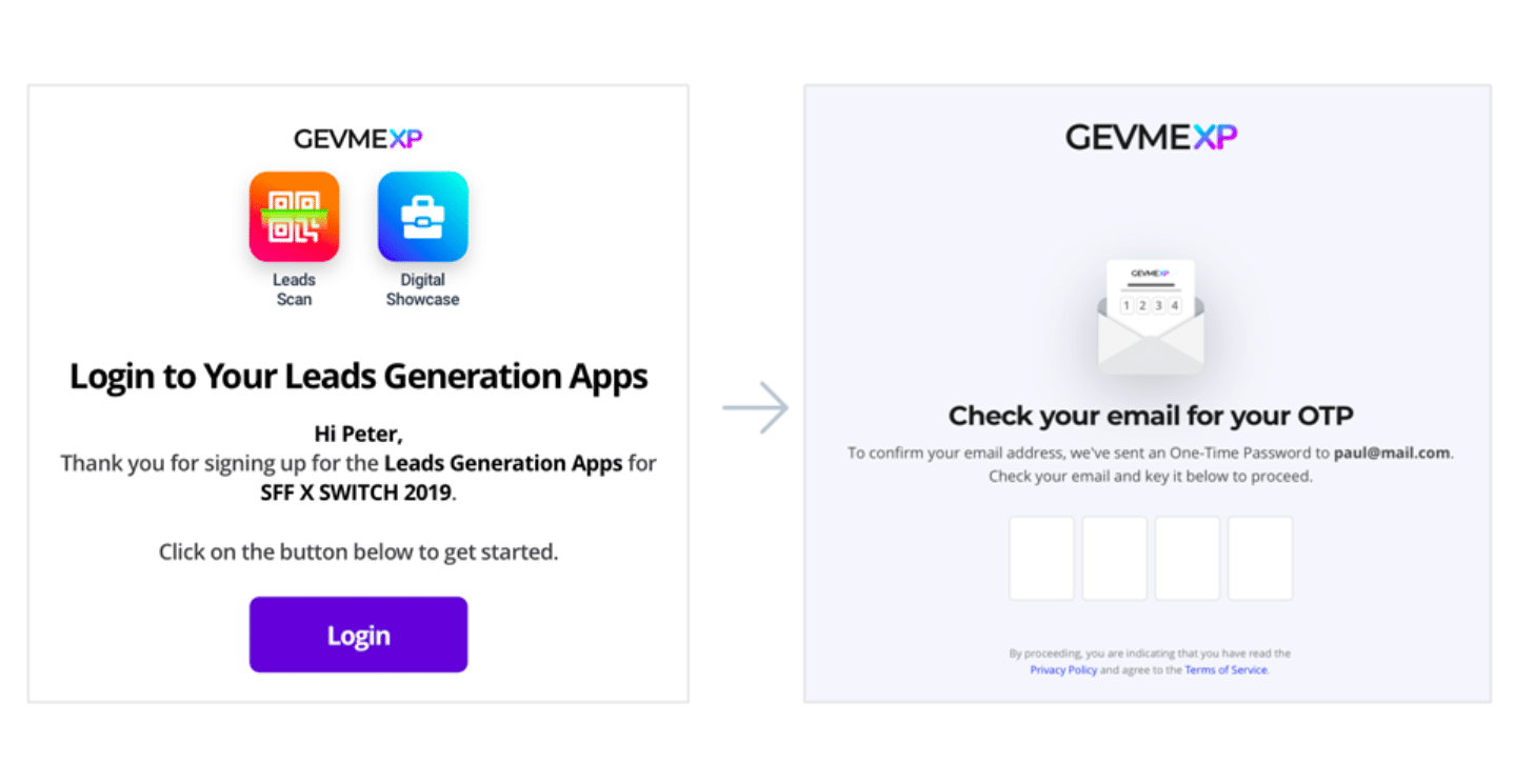 GEVME Retrieval Apps: Leads Scan App Manager Portal