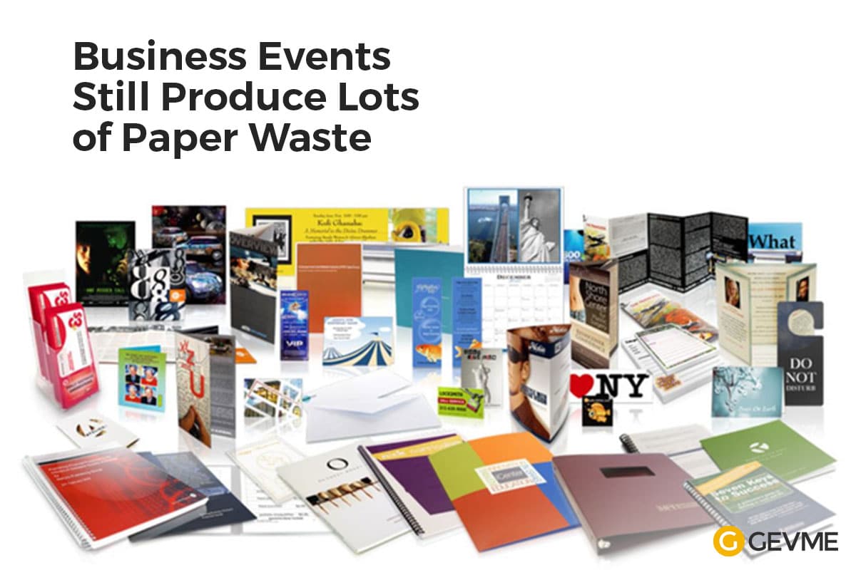 Business Events Still Produce Lots of Paper Waste