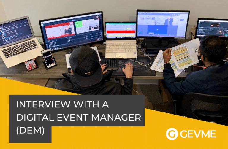 Interview with a digital event manager