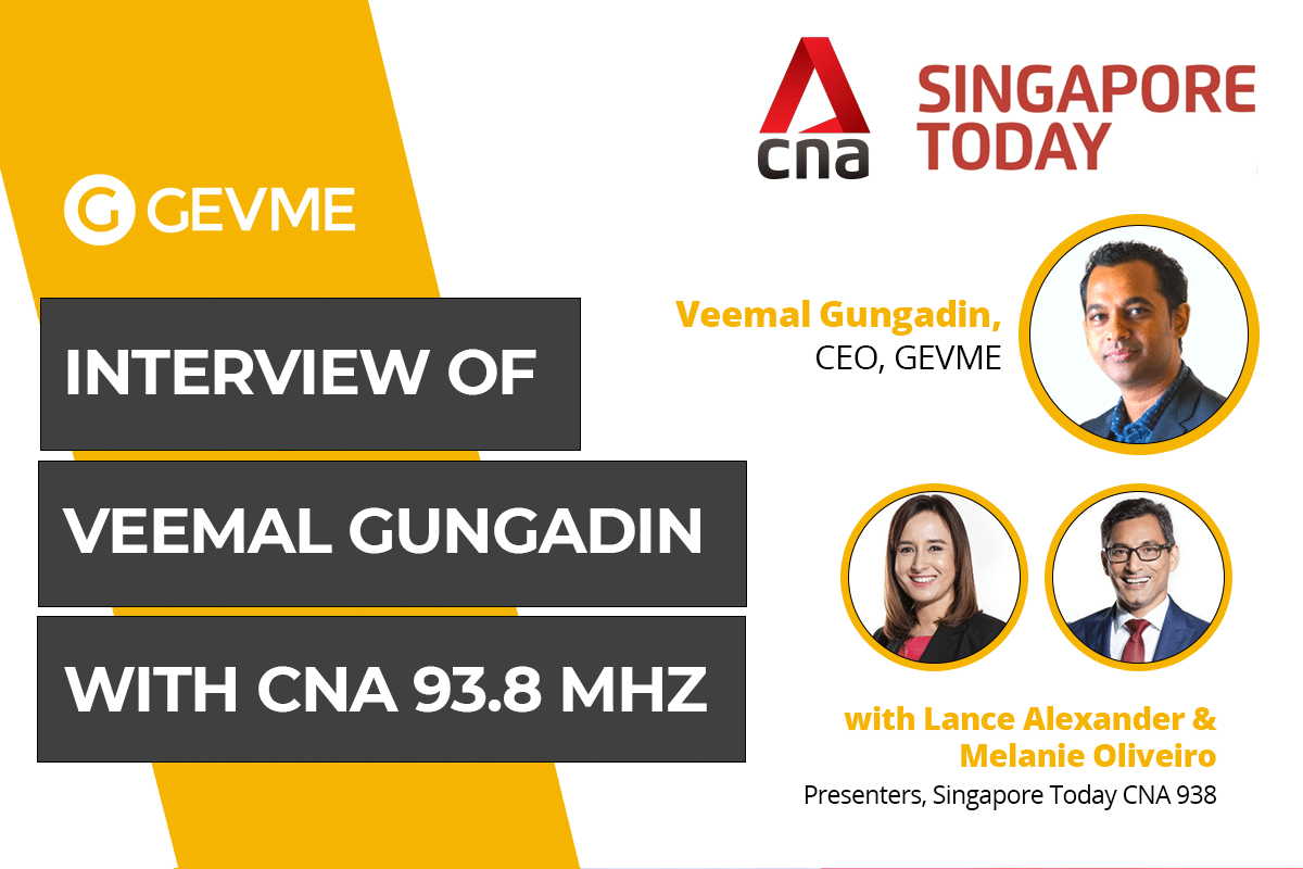 Interview of Veemal with CNA Singapore Today