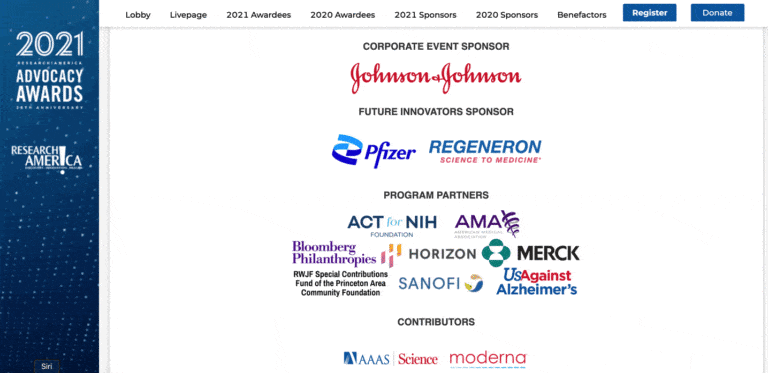 Research!America Advocacy Awards 2021