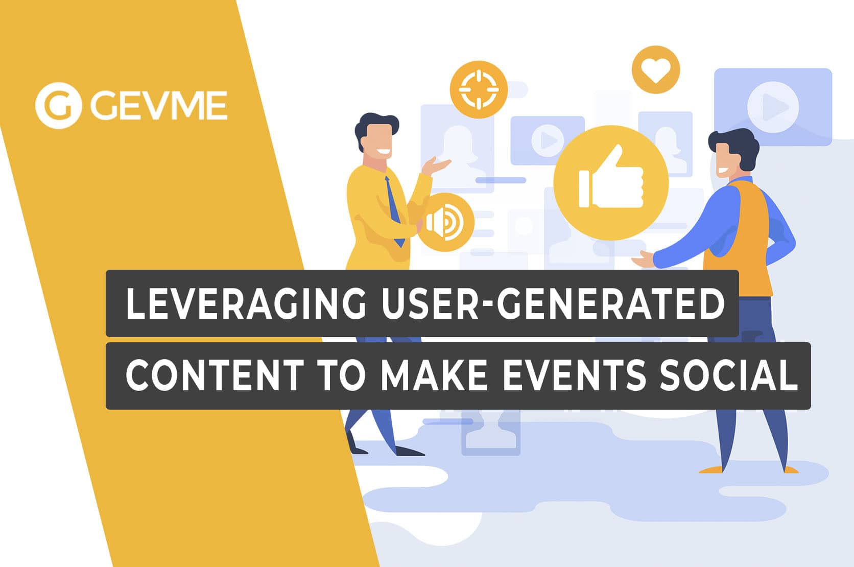 Leveraging user-generated content to make events more social