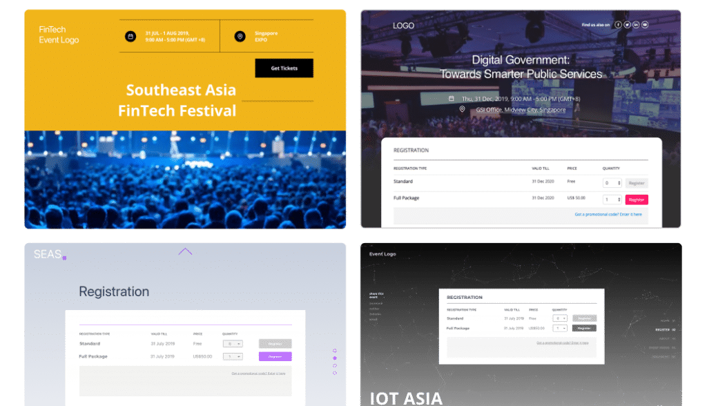 event registration sites