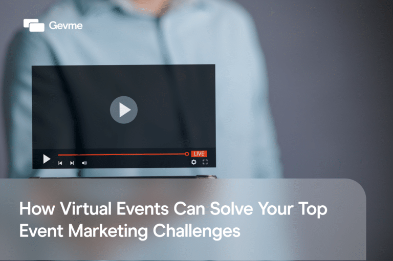 Wht Web Events Virtual Events: Overcome Event Marketing Challenges with Gevme