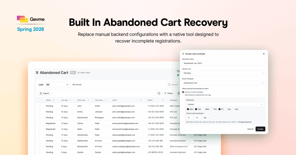 Native Abandoned Cart Management