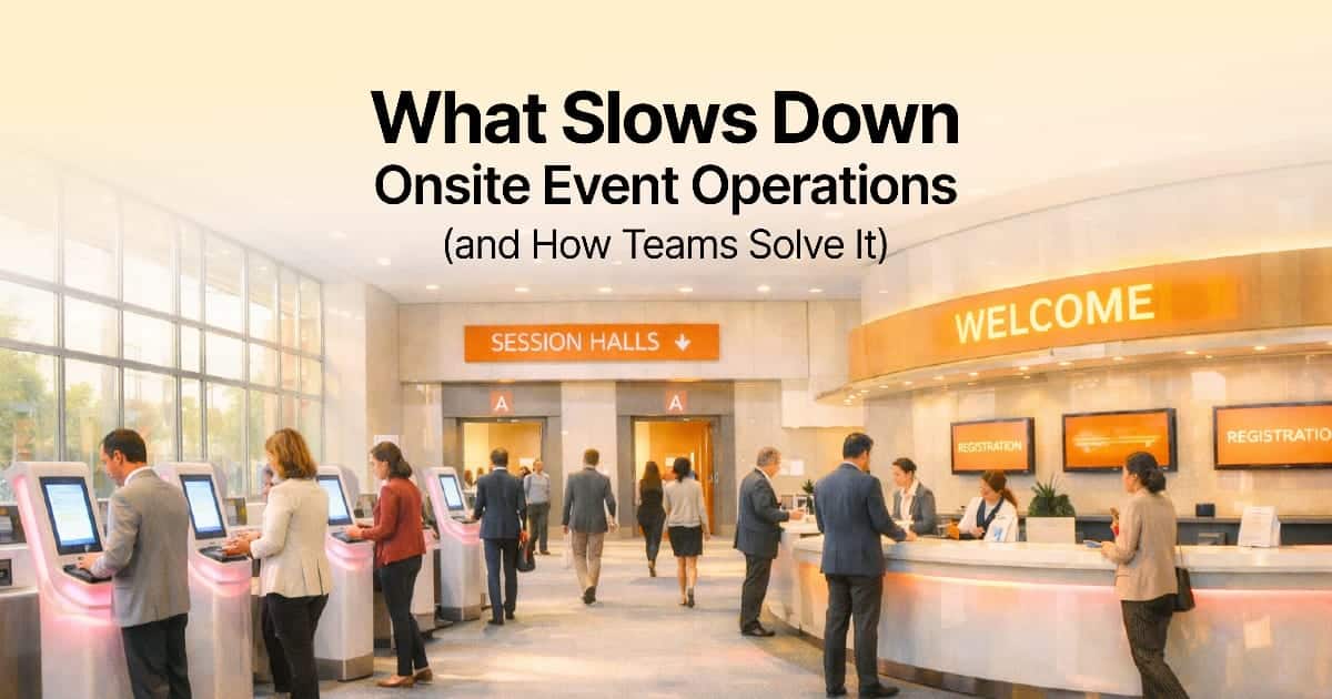 Onsite Event Operations