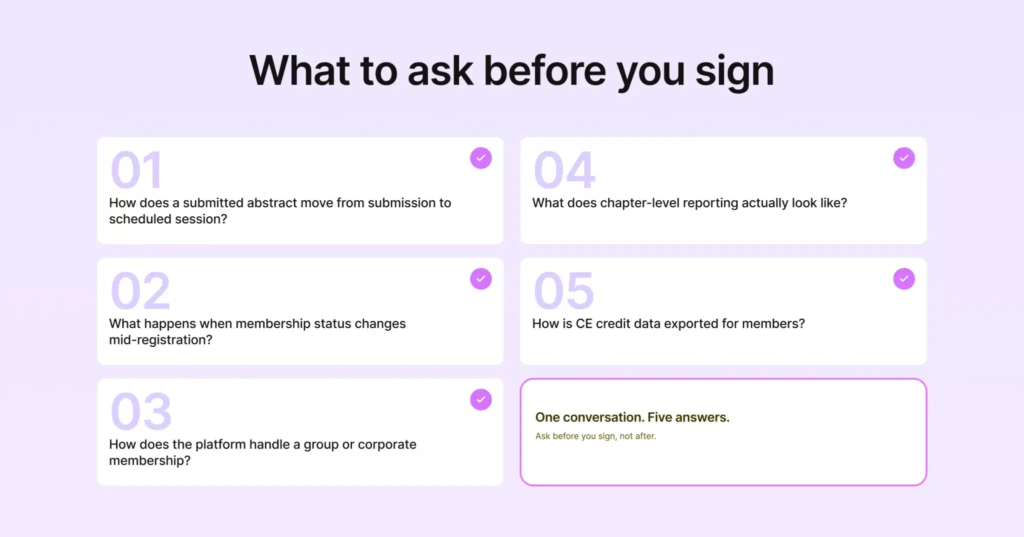 What to ask an event software vendor before you sign