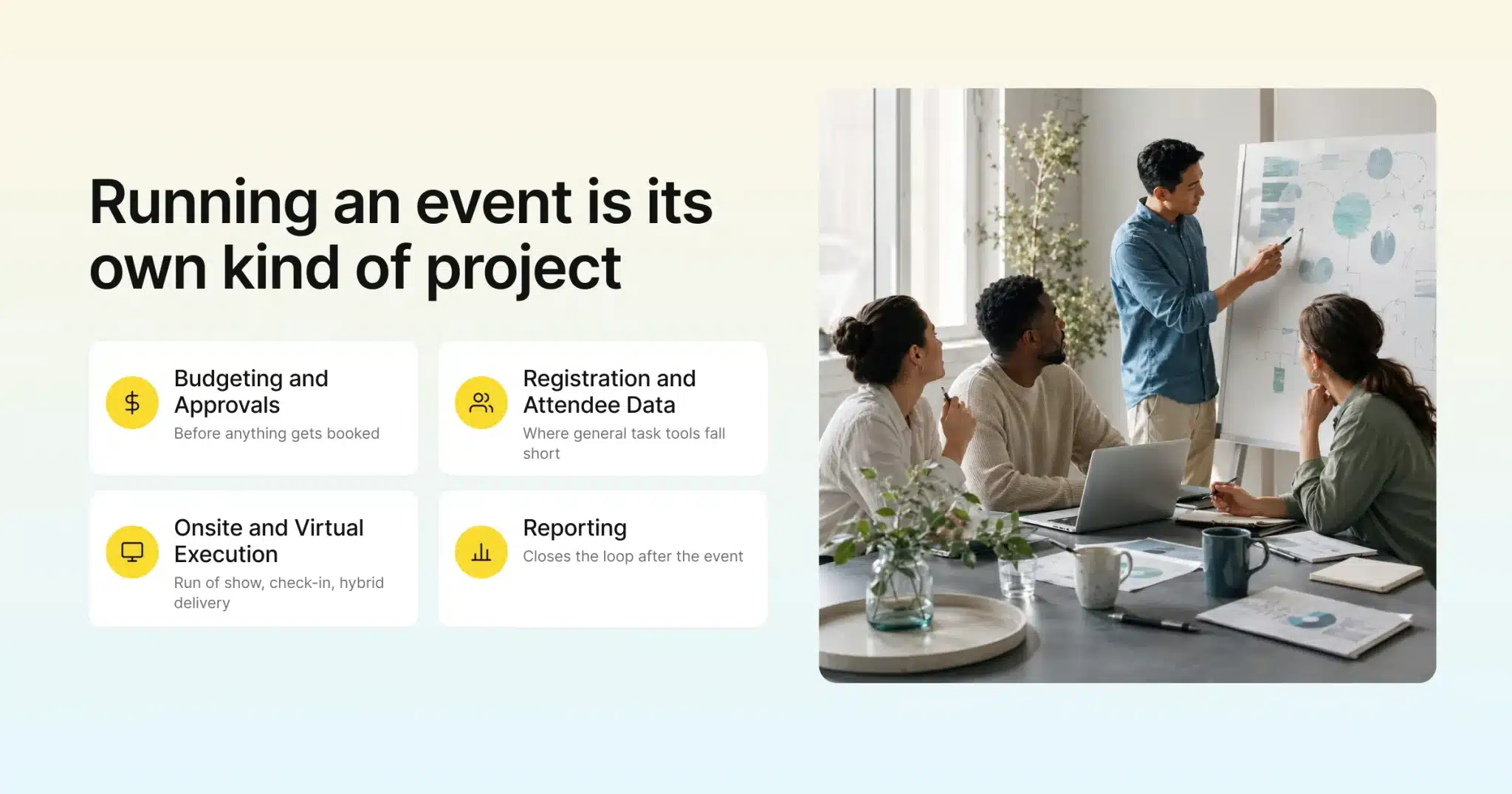 Running an event is its own kind of project
