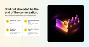 Sold out should not be the end of the conversation: how a waitlist turns a full event into more registrations later