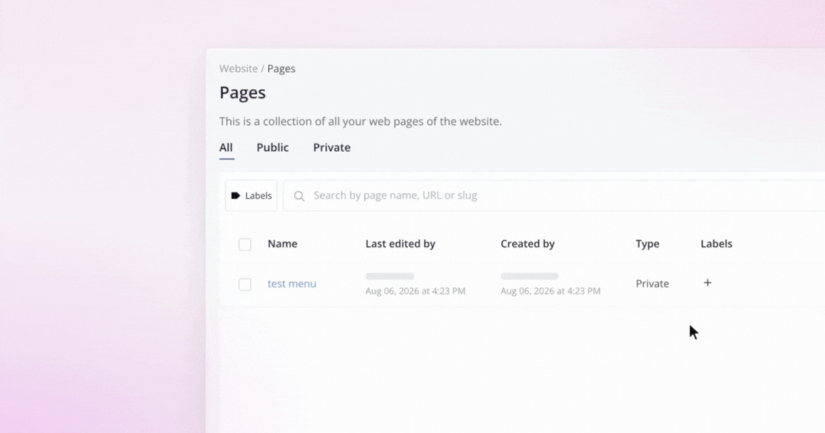 Find and Manage Event Pages Faster