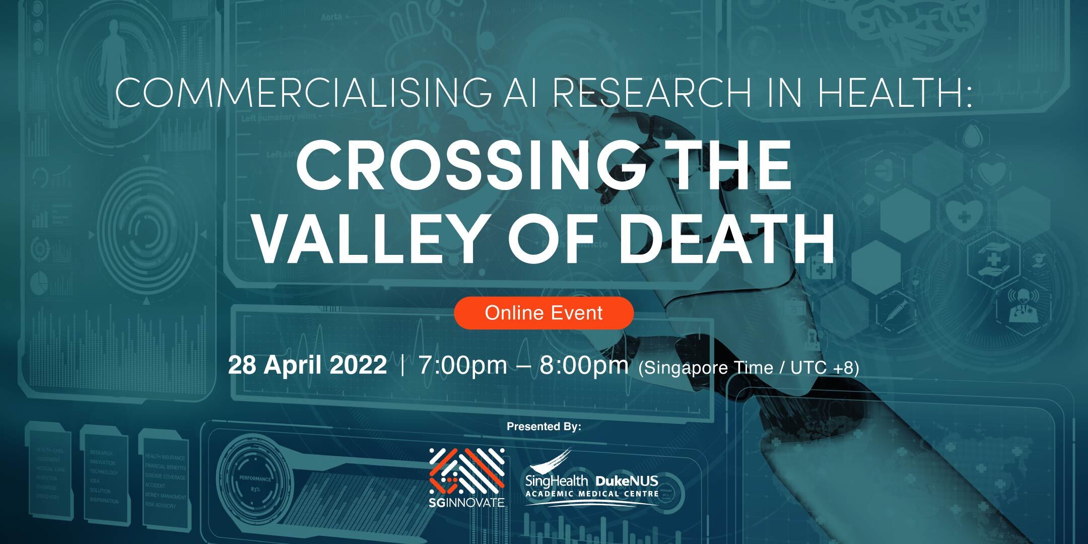 Commercialising AI Research in Health: Crossing the Valley of Death