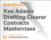  ALB Virtual Ken Adams Drafting Clearer Contracts Masterclass (Webinar) 