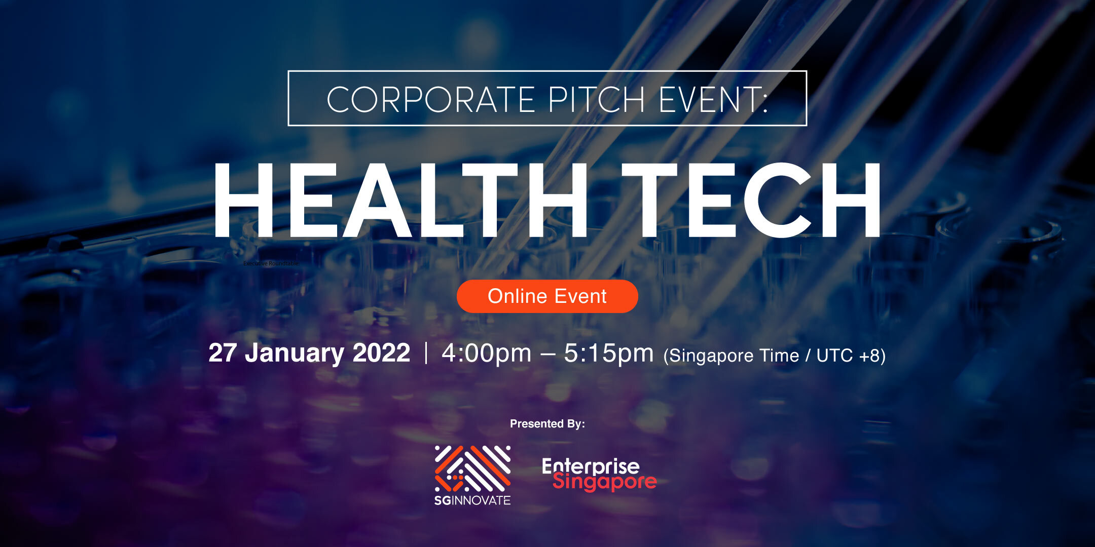 Corporate Pitch Event: Health Tech