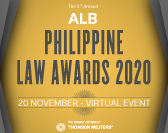  ALB Philippine Law Awards 2020  